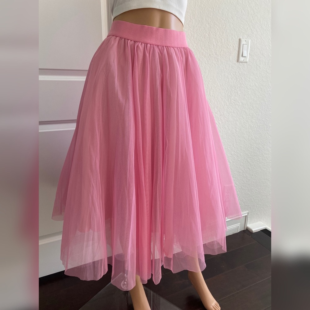 NWT Beautiful Midi Pink Lolipop tulle skirt - Last pieces- size Medium (8-14)